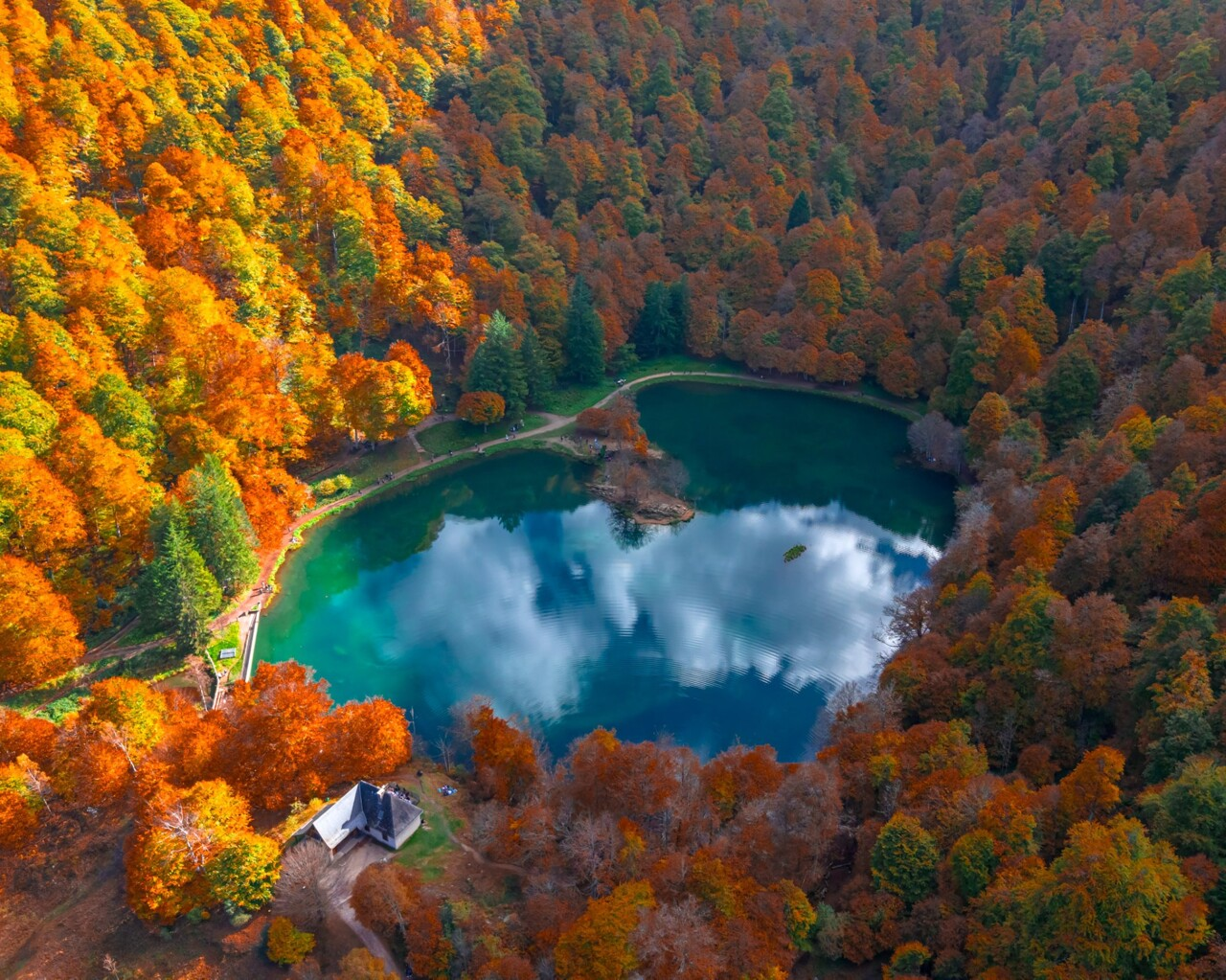 Lac du Couseran dans les Pyrénées française